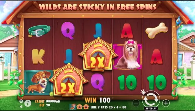 Screenshot of The Dog House slot by Pragmatic Play