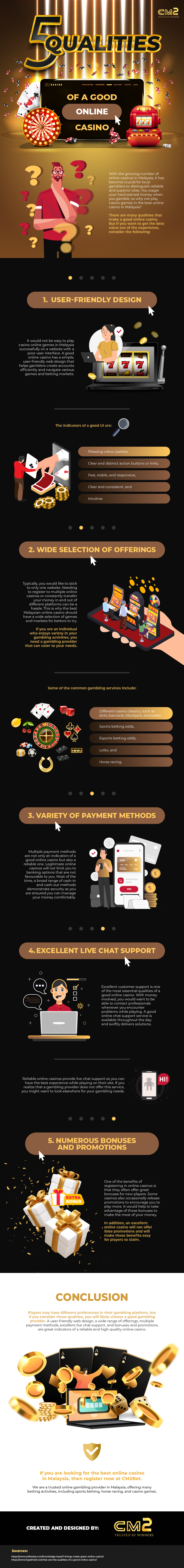 5 Qualities of a Good Online Casino