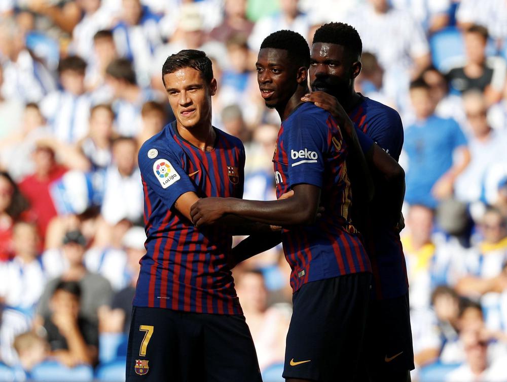 Valverde: 'Great Players' Coutinho And Dembele Both On Equal Footing At Barcelona
