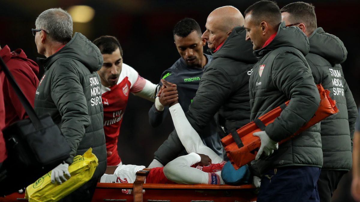 Welbeck sent to hospital after suffering horrific ankle injury in Europa League clash with Sporting CP