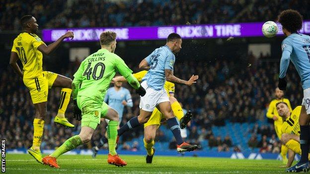 Irresistible Manchester City scored nine goals as they thrashed Burton