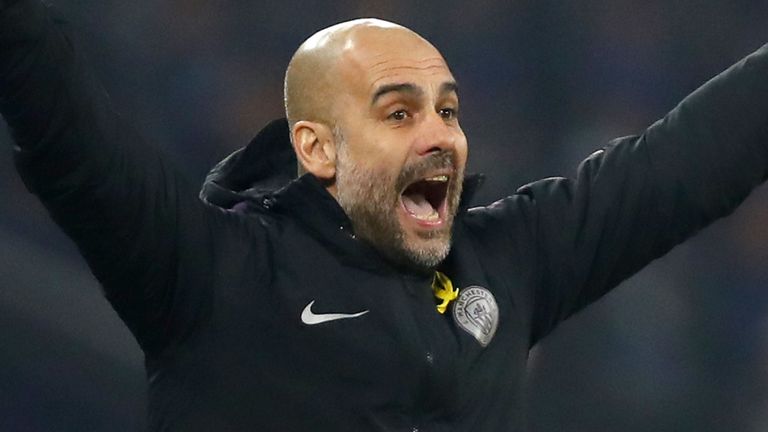 Pep Guardiola says Manchester City are not ready to challenge for the Champions League