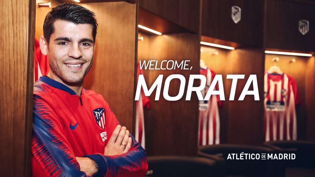 Morata Completes 18-Month Atletico Madrid loan move